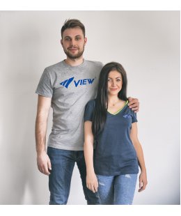 View T-Shirt Damski GRANAT