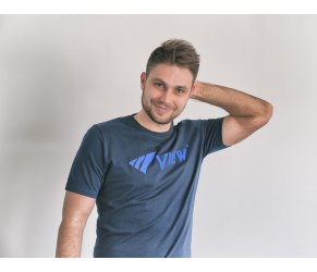 View T-Shirt Męski GRANAT